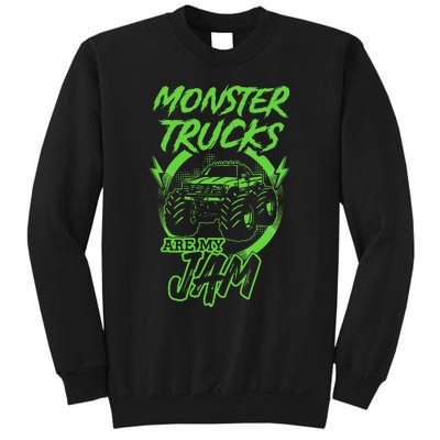 Monster Trucks Are My Jam Rally Sweatshirt