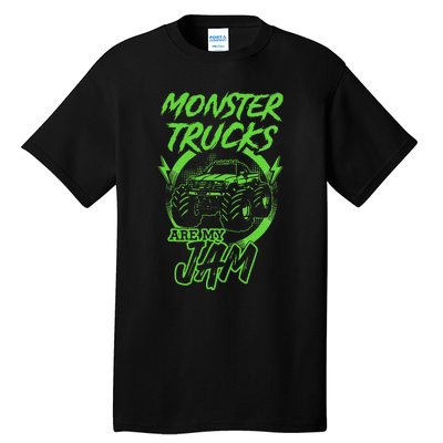 Monster Trucks Are My Jam Rally Tall T-Shirt