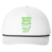 Monster Trucks Are My Jam Rally Snapback Five-Panel Rope Hat