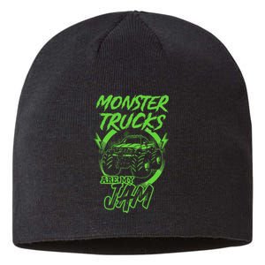 Monster Trucks Are My Jam Rally Sustainable Beanie