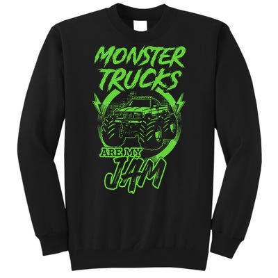 Monster Trucks Are My Jam Rally Tall Sweatshirt