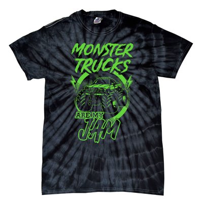 Monster Trucks Are My Jam Rally Tie-Dye T-Shirt