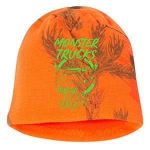 Monster Trucks Are My Jam Rally Kati - Camo Knit Beanie