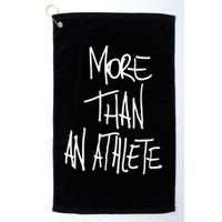 More Than An Athlete Golf Towel