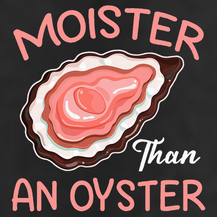 Moister Than An Oyster Funny Shucking Golf Towel