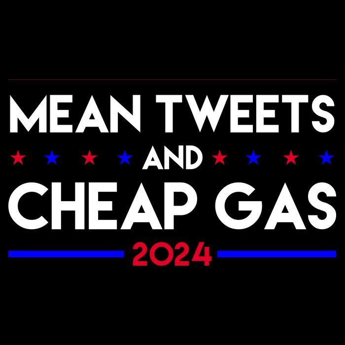 Mean Tweets And Cheap Gas 2024 Funny Political 16 in Basic Backpack