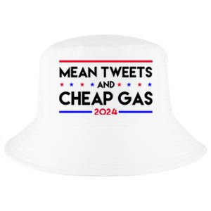 Mean Tweets And Cheap Gas 2024 Funny Political Cool Comfort Performance Bucket Hat