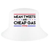 Mean Tweets And Cheap Gas 2024 Funny Political Cool Comfort Performance Bucket Hat