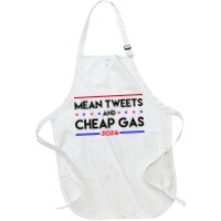 Mean Tweets And Cheap Gas 2024 Funny Political Apron
