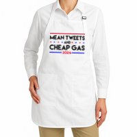 Mean Tweets And Cheap Gas 2024 Funny Political Apron