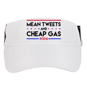 Mean Tweets And Cheap Gas 2024 Funny Political Adult Drive Performance Visor