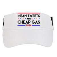 Mean Tweets And Cheap Gas 2024 Funny Political Adult Drive Performance Visor