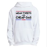 Mean Tweets And Cheap Gas 2024 Funny Political Urban Pullover Hoodie