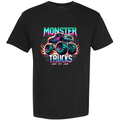 Monster Trucks Are My Jam Garment-Dyed Heavyweight T-Shirt