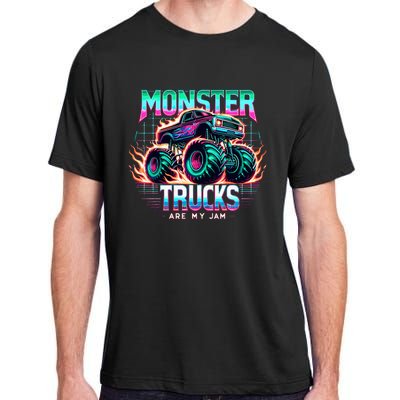 Monster Trucks Are My Jam Adult ChromaSoft Performance T-Shirt