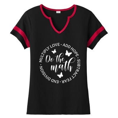 Math Teacher Appreciation Gift Inspirational Do The Math Great Gift Ladies Halftime Notch Neck Tee