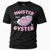 Moister Than An Oyster Inappropriate Shellfish Funny Raunchy Performance Shirt