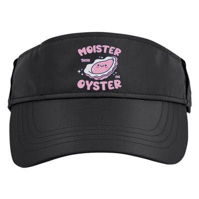 Moister Than An Oyster Inappropriate Shellfish Funny Raunchy Adult Drive Performance Visor