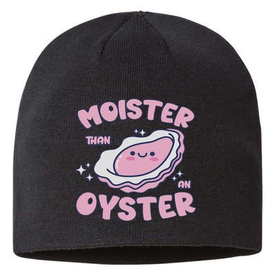 Moister Than An Oyster Inappropriate Shellfish Funny Raunchy Sustainable Beanie