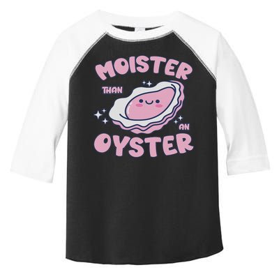Moister Than An Oyster Inappropriate Shellfish Funny Raunchy Toddler Fine Jersey T-Shirt