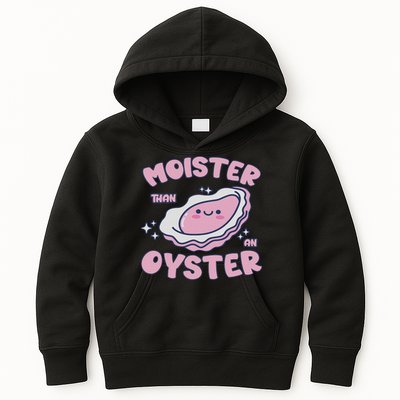 Moister Than An Oyster Inappropriate Shellfish Funny Raunchy Kids Hoodie