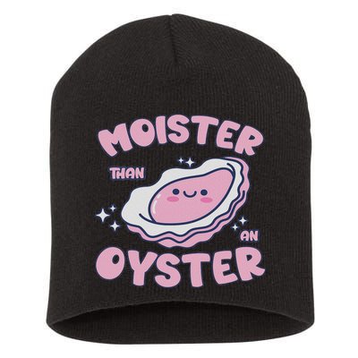 Moister Than An Oyster Inappropriate Shellfish Funny Raunchy Short Acrylic Beanie