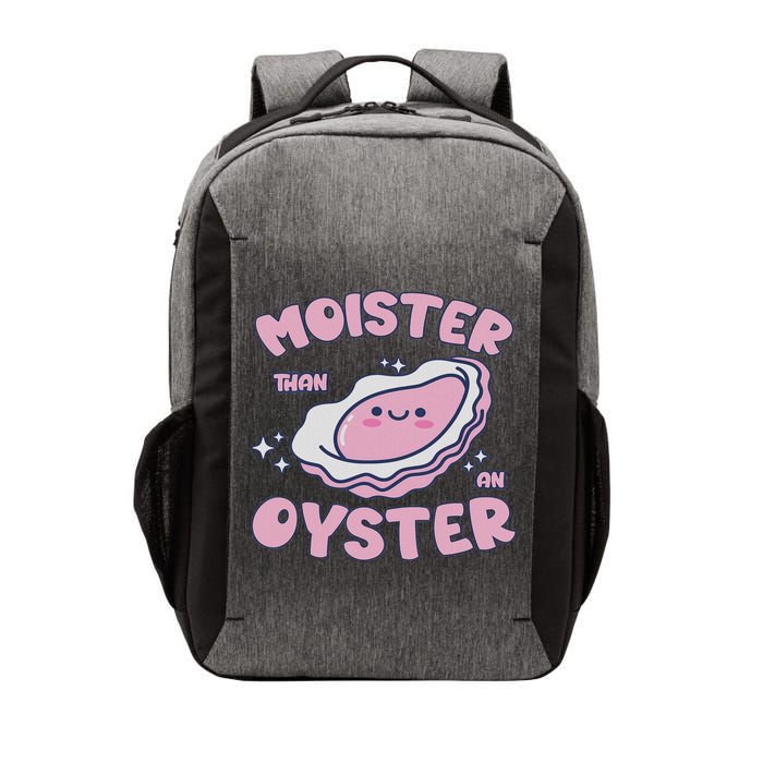 Moister Than An Oyster Inappropriate Shellfish Funny Raunchy Vector Backpack