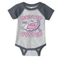 Moister Than An Oyster Inappropriate Shellfish Funny Raunchy Infant Baby Jersey Bodysuit