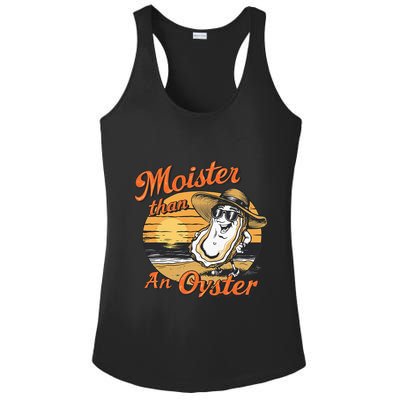 Moisture Than An Oyster Funny Shellfish Shuck Ladies PosiCharge Competitor Racerback Tank