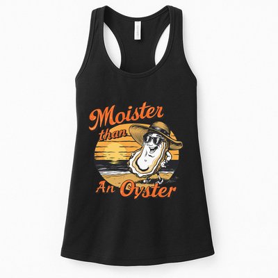 Moisture Than An Oyster Funny Shellfish Shuck Womens Tank Top