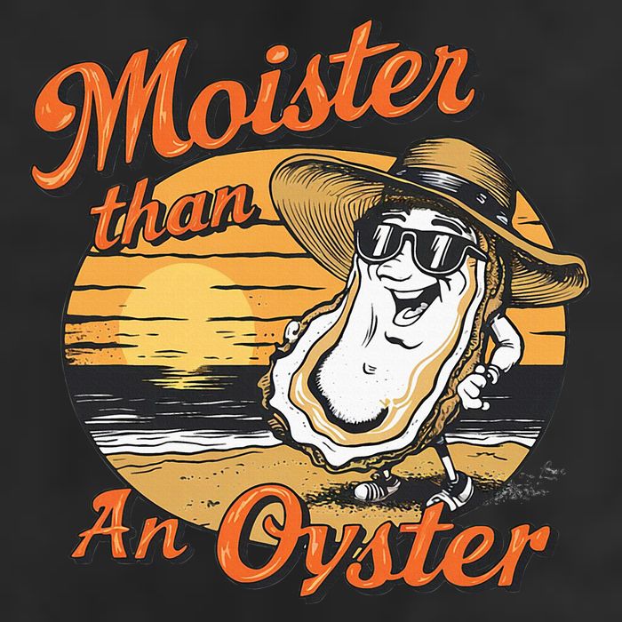 Moisture Than An Oyster Funny Shellfish Shuck Trucker Hat