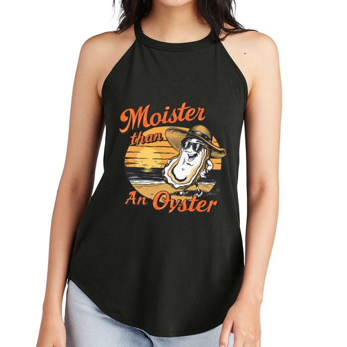 Moisture Than An Oyster Funny Shellfish Shuck Women's Perfect Tri Rocker Tank