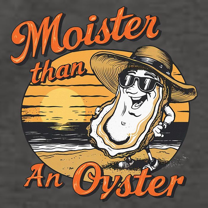 Moisture Than An Oyster Funny Shellfish Shuck Vector Backpack