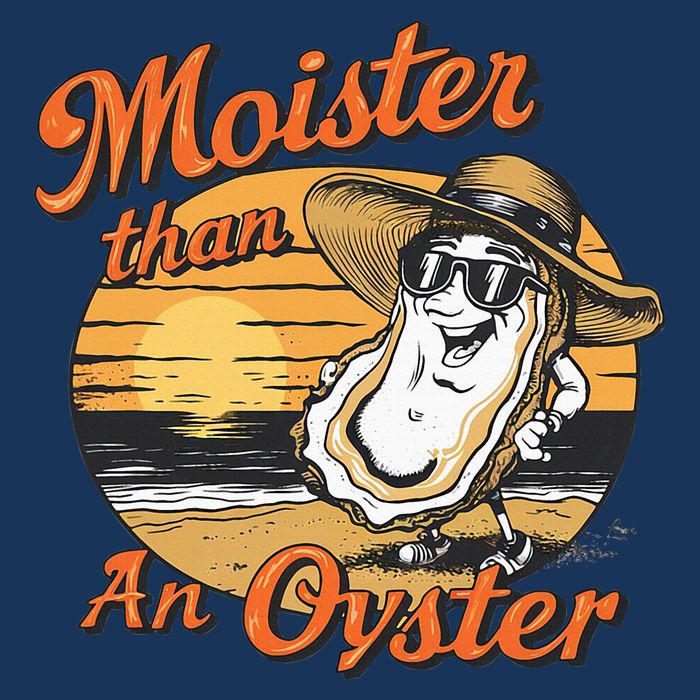 Moisture Than An Oyster Funny Shellfish Shuck Infant Baby Jersey Bodysuit