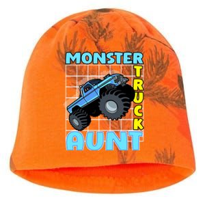 Monster Truck Aunt Monster Truck Family Fans Gift Kati - Camo Knit Beanie