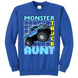 Monster Truck Aunt Monster Truck Family Fans Gift Sweatshirt