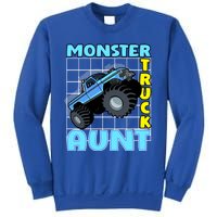 Monster Truck Aunt Monster Truck Family Fans Gift Sweatshirt