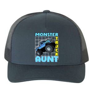 Monster Truck Aunt Monster Truck Family Fans Gift Yupoong Adult 5-Panel Trucker Hat