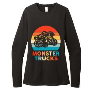 Monster Truck And Adults Cool Gift Womens CVC Long Sleeve Shirt