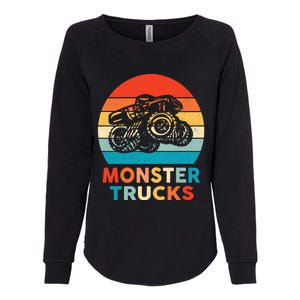 Monster Truck And Adults Cool Gift Womens California Wash Sweatshirt