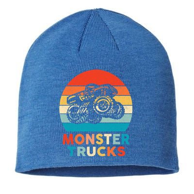 Monster Truck And Adults Cool Gift Sustainable Beanie