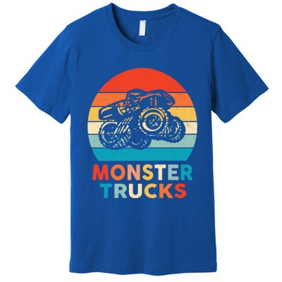 Monster Truck And Adults Cool Gift Premium T-Shirt