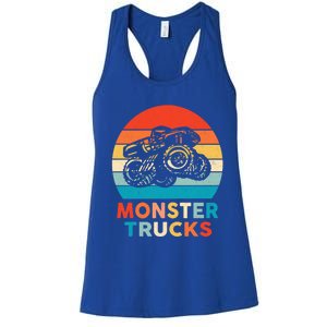 Monster Truck And Adults Cool Gift Women's Racerback Tank