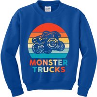 Monster Truck And Adults Cool Gift Kids Sweatshirt