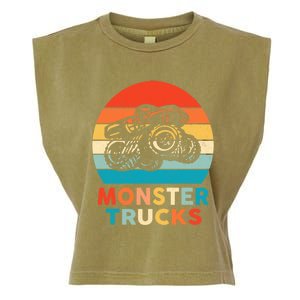 Monster Truck And Adults Cool Gift Garment-Dyed Women's Muscle Tee