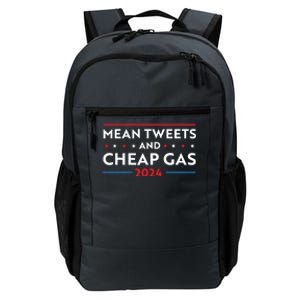 Mean Tweets And Cheap Gas Funny 2024 Pro Trump Daily Commute Backpack