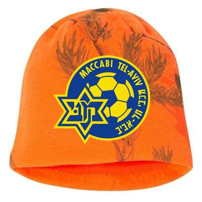 Maccabi Tel Aviv Sport Fc Football Club Israel Kati - Camo Knit Beanie