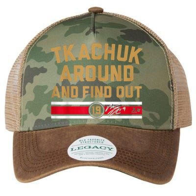 Tkachuk Around And Find Out Florida Hockey Legacy Tie Dye Trucker Hat