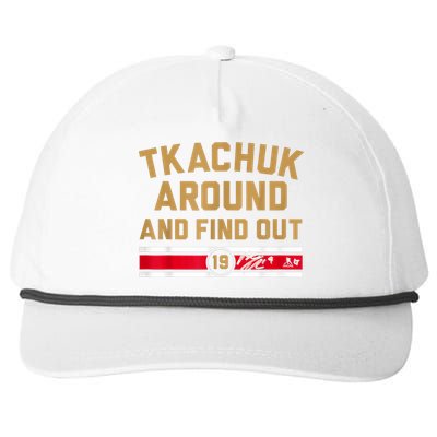 Tkachuk Around And Find Out Florida Hockey Snapback Five-Panel Rope Hat