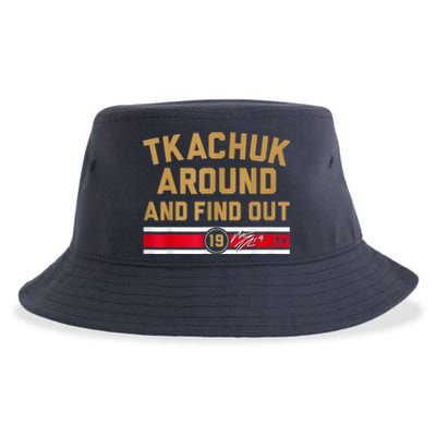 Tkachuk Around And Find Out Florida Hockey Sustainable Bucket Hat